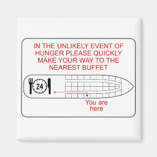 Hunger-Notfall Magnet