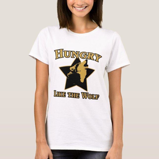Hunger wie der Wolf der 80er Jahre T-Shirt (Vorderseite)