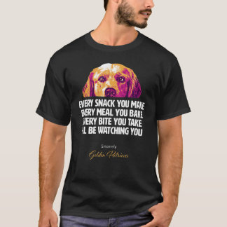 Hungerfestungen Golden Retriever will, eine Lecker T-Shirt
