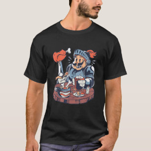 Hungerfestungen Ritter - Mittelalterlicher Kreuzfa T-Shirt