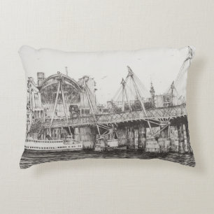 Hungerford Brücke London 30/10/2006 Dekokissen