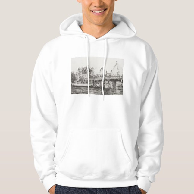 Hungerford Brücke London 30/10/2006 Hoodie (Vorderseite)