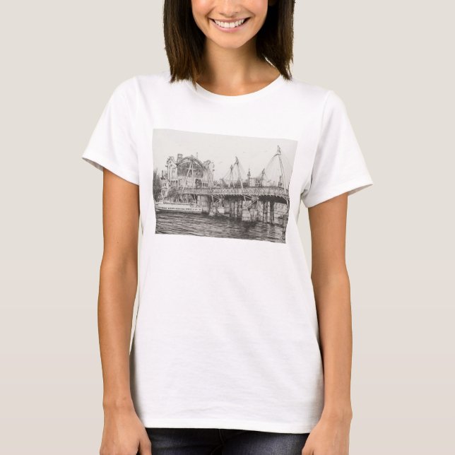 Hungerford Brücke London 30/10/2006 T-Shirt (Vorderseite)