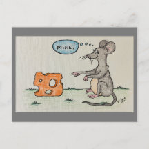 Hungermäuse Postüberfahrt Postkarte