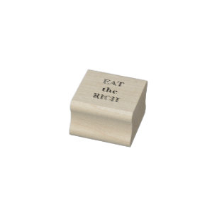 hungrig gummistempel