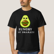 Hungrig Nicht Dramatisch Lustiger Avocado-Essenshu