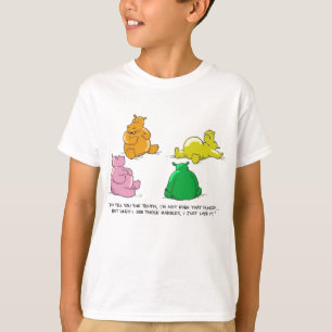 Hungrige Flusspferde! - Mädchen grundlegende T T-Shirt