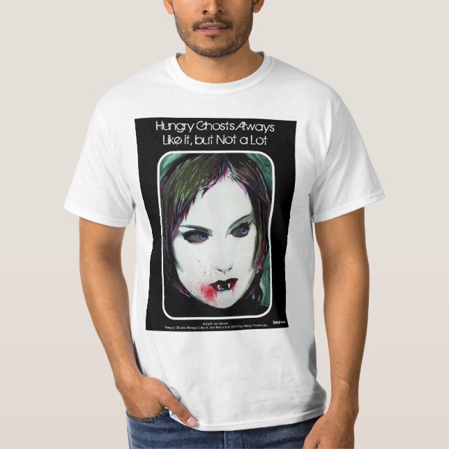 'Hungrige Geister immer mögen es' Value-Shirt T-Shirt (Vorderseite)