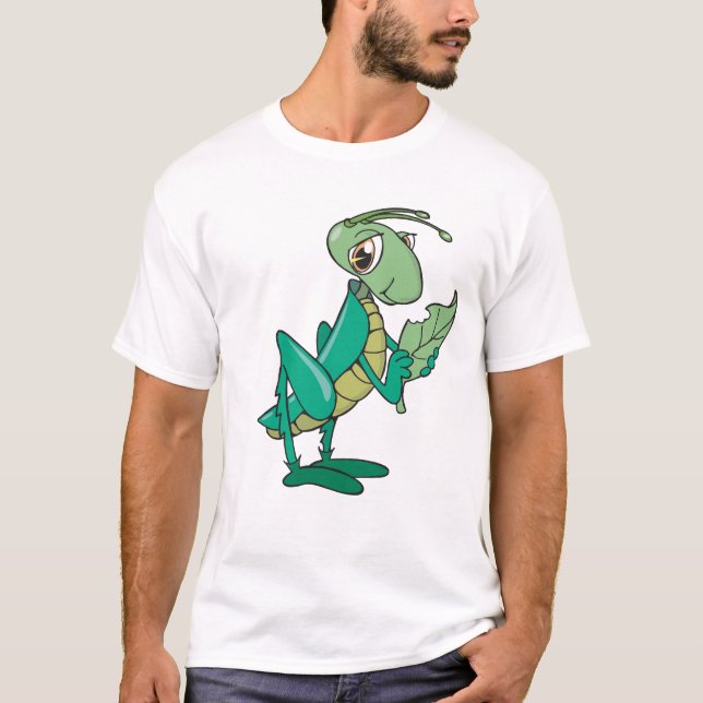 Hungrige Heuschrecke T-Shirt (Vorderseite)