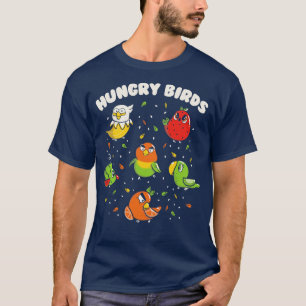 Hungrige Vögel Obst Papageien von Tobe Fonseca T-Shirt