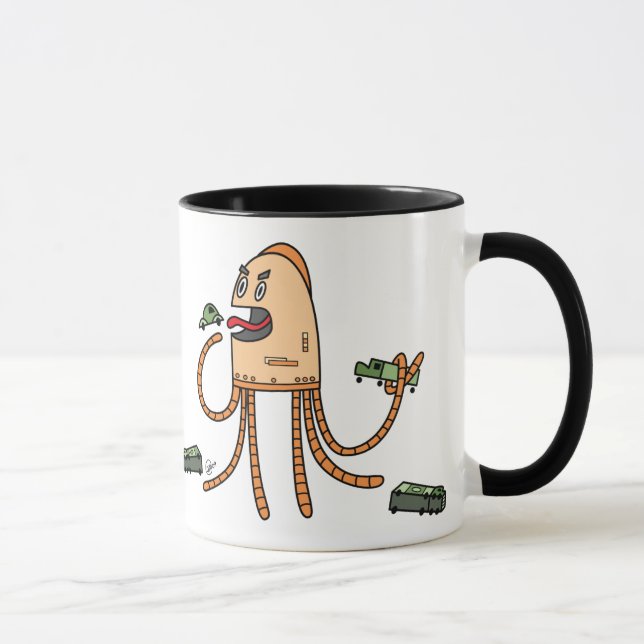 Hungriger Bot - Tasse (Rechts)