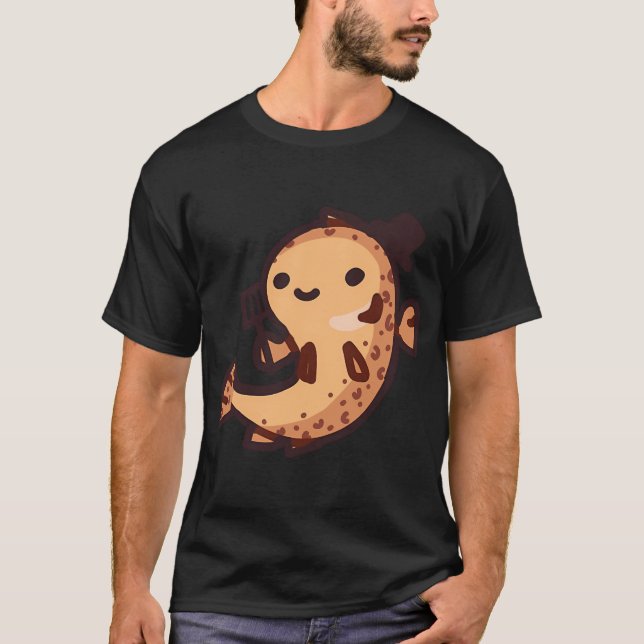 Hungriger Fisch T-Shirt (Vorderseite)