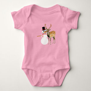 Hungriger Hirsch Bodysuit Baby Strampler