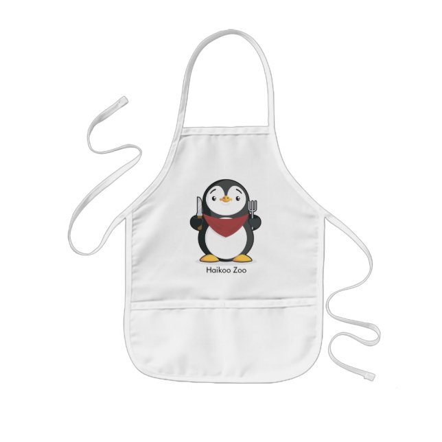 Hungriger Penguin scherzt Schürze (Vorne)