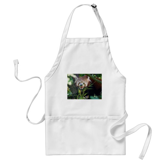 hungriger roter Panda Schürze (Vorne)