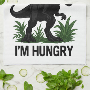 Hungriger T-Rex Geschirrtuch