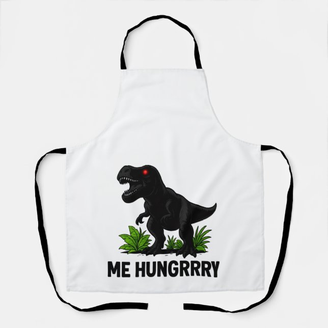 Hungriger T-Rexx Schürze (Vorderseite)