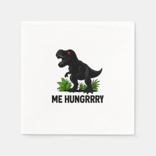 Hungriger T-Rexx Serviette