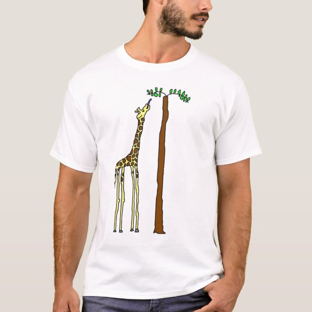 Hungriges Giraffen-Shirt T-Shirt (Vorderseite)