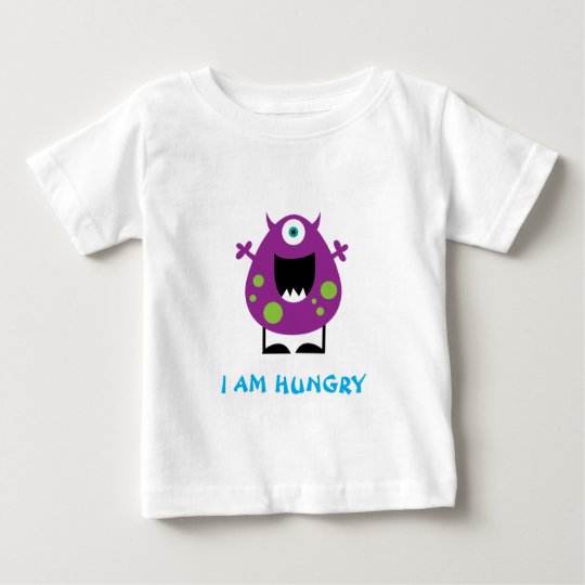 Hungriges Monstert-shirt Baby T-shirt