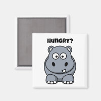 Hungriges Nilpferd Lustige Kinder Hippopotamus Car