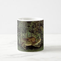 Hungrio Lion von Henri Rousseau, Vintages Wildtier