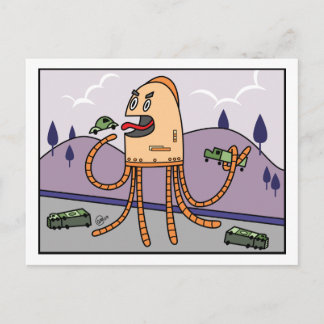 Hungry Bot - PostCard Postkarte