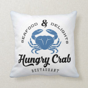 Hungry Crab Restaurant Poster Kissen