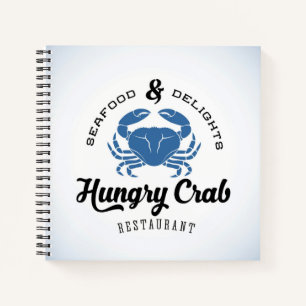 Hungry Crab Restaurant Poster Notizbuch