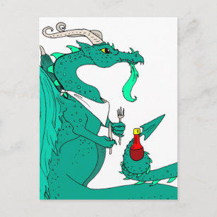 Hungry Dragon Postkarte