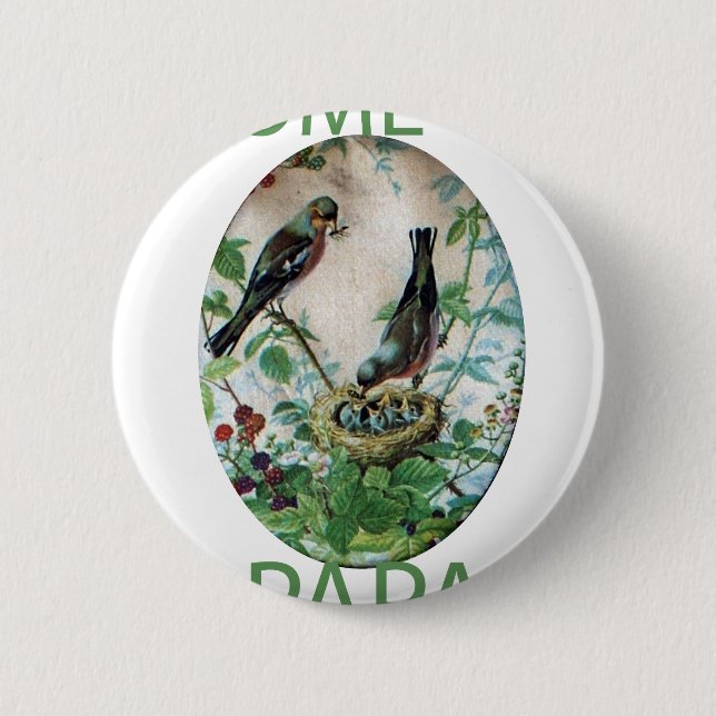 Hungry Hearts: Papa's Got Food! Button (Vorderseite)