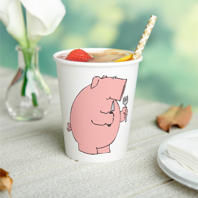 Hungry Pig Pappbecher (Von Creator hochgeladen)