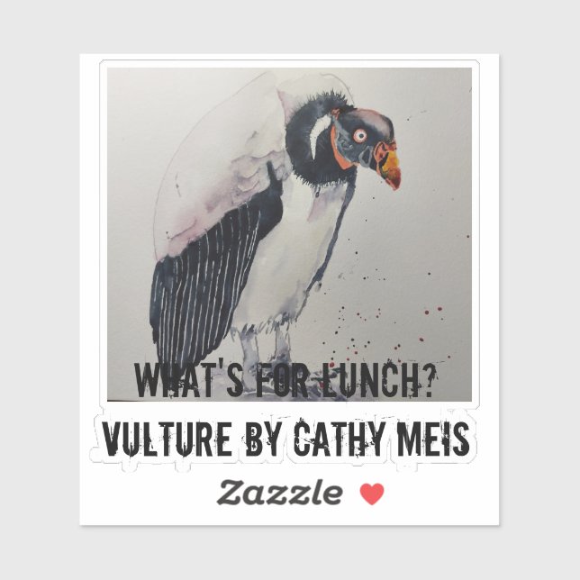 Hungry Vulture Aufkleber (Blatt)