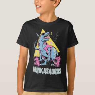 Hunkasaurus T Rex Dinosaur Lustig Fitnessstudio Un T-Shirt