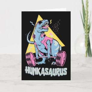 Hunkasaurus T Rex Dinosaur Lustig Gym Und Workout  Karte