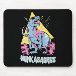 Hunkasaurus T Rex Dinosaur Lustiges Fitnessstudio  Mousepad