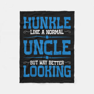 Hunkle, wie ein normaler Onkel, aber viel besser a Fleecedecke