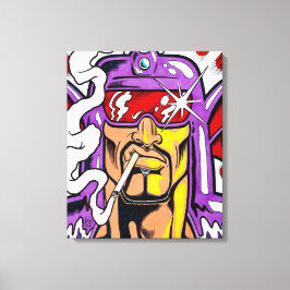 Hunkuloid™: Nocturno™/Face Leinwanddruck