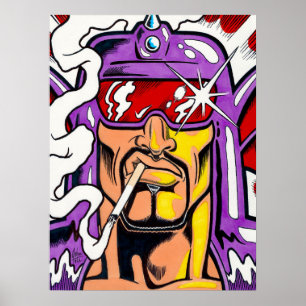 Hunkuloid™/Nocturno™/Gesicht Poster