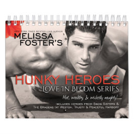 Hunky Helden der Liebe in Bloom Series Calendar Kalender