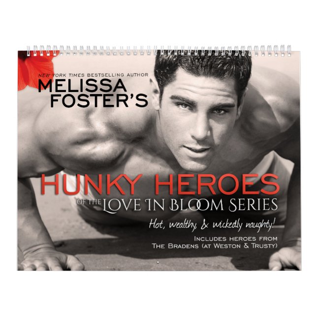 Hunky Helden der Liebe in Bloom Series Calendar Kalender (Titelbild)