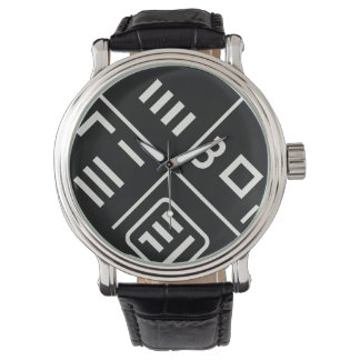 Hunminjeongeum - Koreanische kalligraphische Kunst Armbanduhr