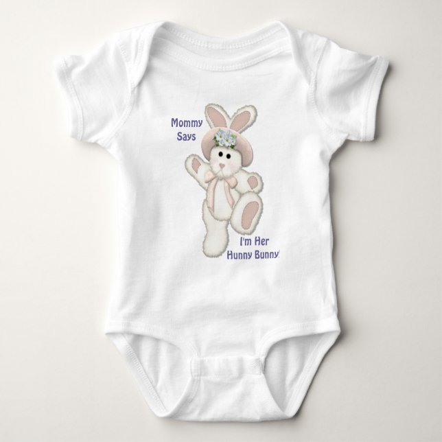Hunny Bunny Baby für Mädchen Baby Strampler (Vorderseite)