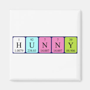Hunny Peripherischer Name Magnet