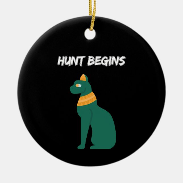 Hunt Begins Keramik Ornament (Vorne)