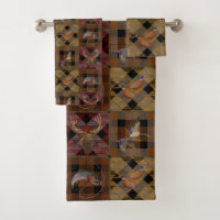 Hunt Club Plaid With Wildlife Game