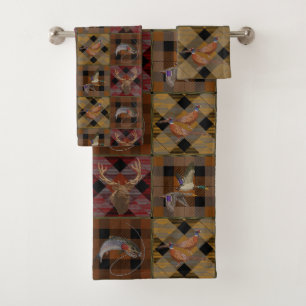 Hunt Club Plaid With Wildlife Game