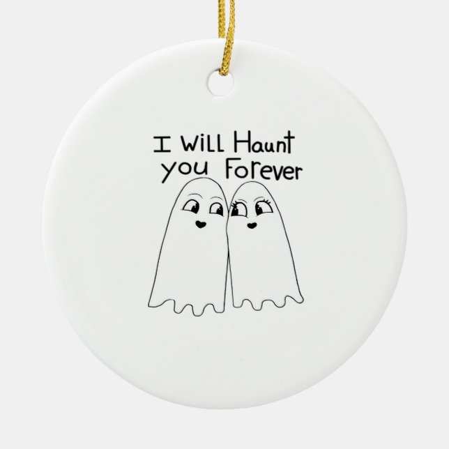Hunt You - Bis zum Tod tun wir klassisch Keramik Ornament (Vorne)