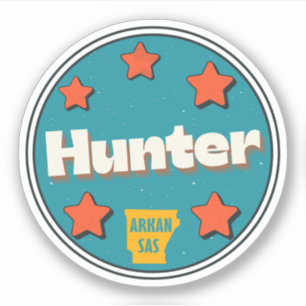 Hunter, Arkansas Sticker
