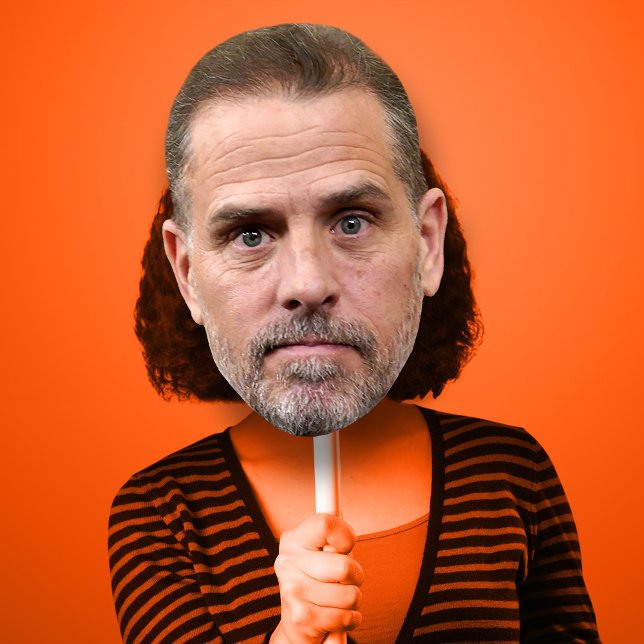 Hunter Biden Halloween-Kostümmaske Poster (Hunter Biden Halloween Costume Mask)